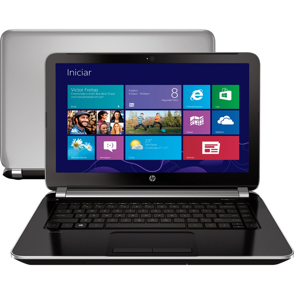 Conheça o Notebook HP Pavilion 14-N030BR com Intel Dual Core i5-4200U 4GB 500GB Tela 14" Windows 8
