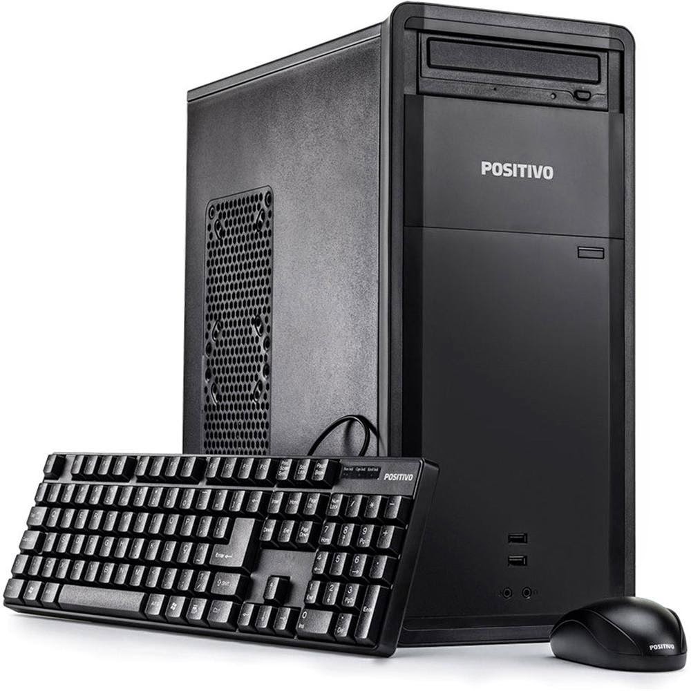 Conheça o Computador Positivo Premium DR8332 com Processador Intel Core i5 3330, 4GB, HD de 1TB, USB, Windows 8 - Preto