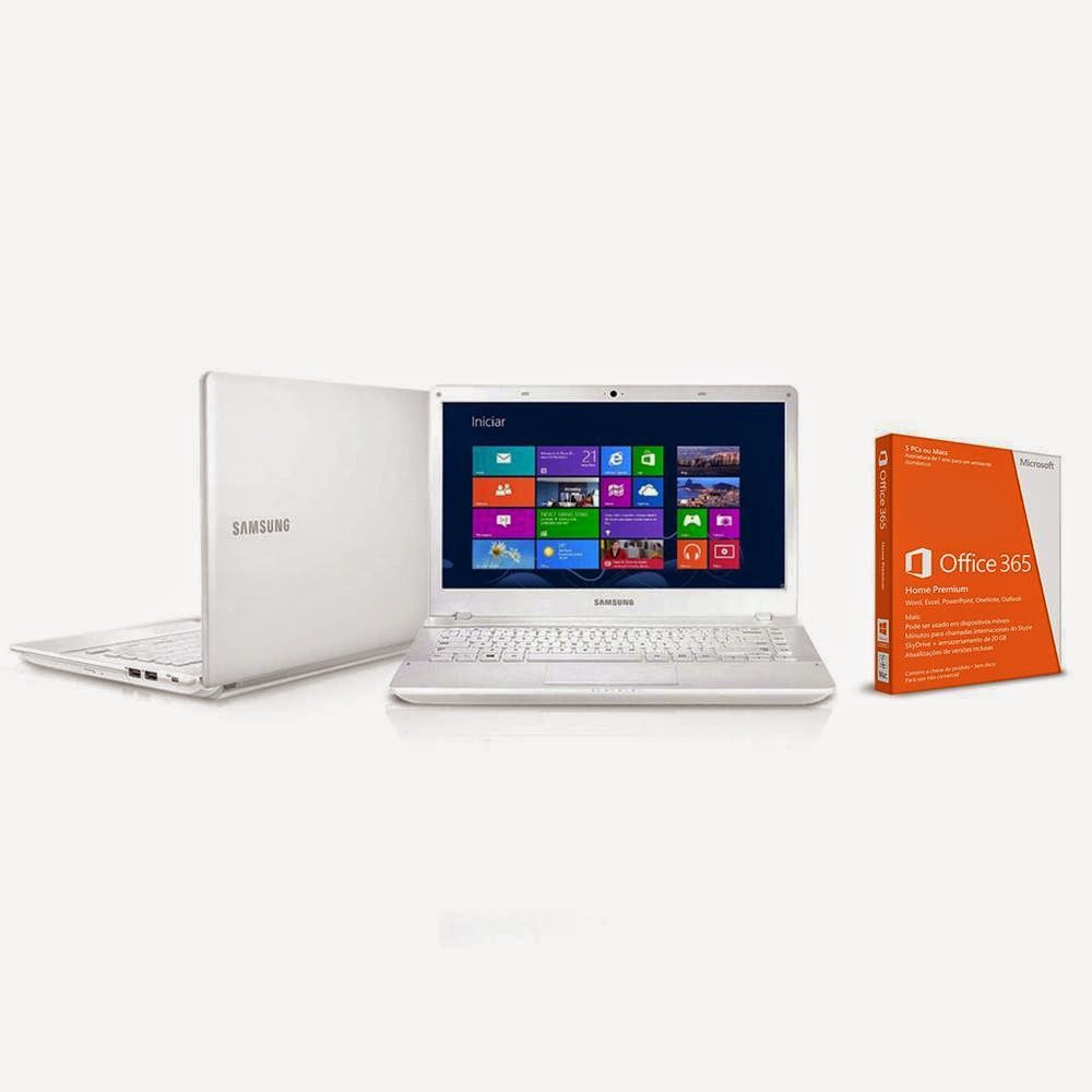 Compre o Notebook ATIV Book 2 Samsung Intel® Core™ i3 - 3110M, 270E4E-KD5, 4GB, HD 500GB, 14” LED HD, - Windows 8 + Mídia Microsoft Office 365 Home Premium