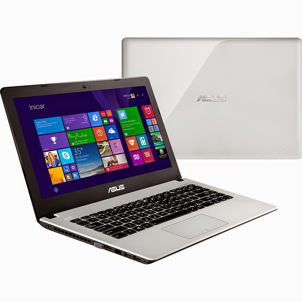 Conheça o Notebook Asus X450CA-BRAL-WX286H com Intel Core i3 6GB 500GB Tela LED 14" Windows 8 Branco