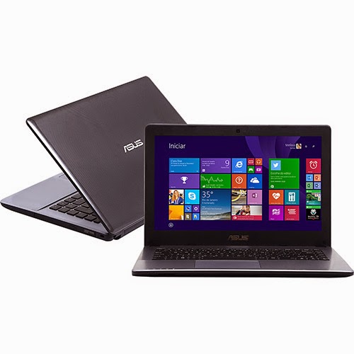 Conheça o Notebook Asus X450CA-BRAL-WX232H com processador Intel Core i5, 6GB de memória, HD de 500GB, Tela LED 14", DVD-RW Windows 8. BT Informática