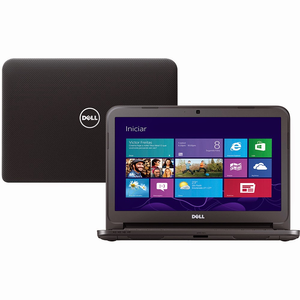 Conheça o Notebook Dell Inspiron i14-3437-A45 com processador Intel Core i5 (4200U), 8GB, Vídeo NVIDIA® GeForce® GT 720M 1GB dedicado DDR3, HD de 1TB, DVD, Bluetooth, Wireless, Tela LED 14", Windows 8.1. BT Informática