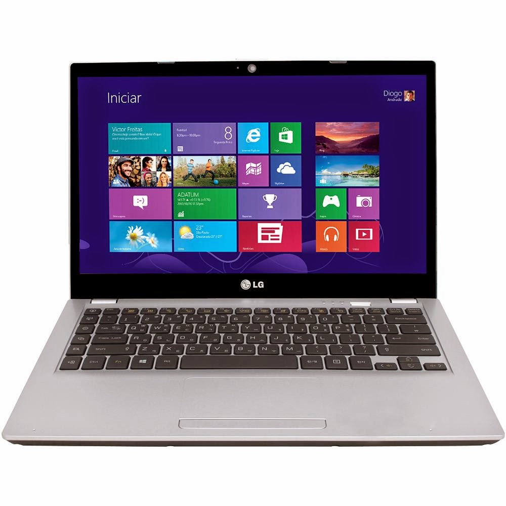Conheça o Ultrabook LG U460-G.BK51P1 Prata Intel Core i5, 4GB, HDD 500GB, SSD 32GB, LED 14", Wi-fi, HDMI e Bluetooth 4.0 - Windows 8.1