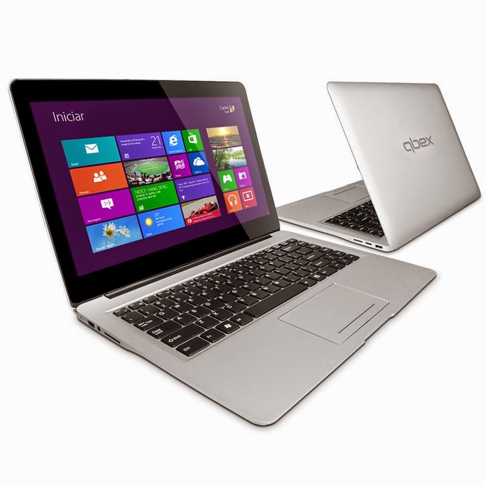 Notebook Ultrabook Touch Qbex Intel® Core® i3 - 3217U, UX642, 8GB, HD 500GB, 14" LED Touch, HDMI, Bluetooth, Webcam e Wi-Fi - Windows 8