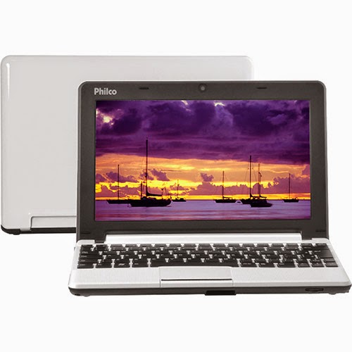 Conheça o Netbook Philco 10C-B123LM Branco com processador Intel Atom Dual Core (D2500), 2GB de Memória, HD de 320GB, Tela LED 10", Bateria de 3 Células e o Sistema Operacional Linux. BT Informática.