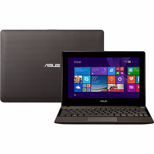 Conheça o Notebook Asus R103BA-BING-DF089B com processador AMD Dual Core, 2GB de Memória, HD de 320GB. Tela LED 10,1" Touch, Conexões USB e HDMI e Windows 8.1. BT Informática.