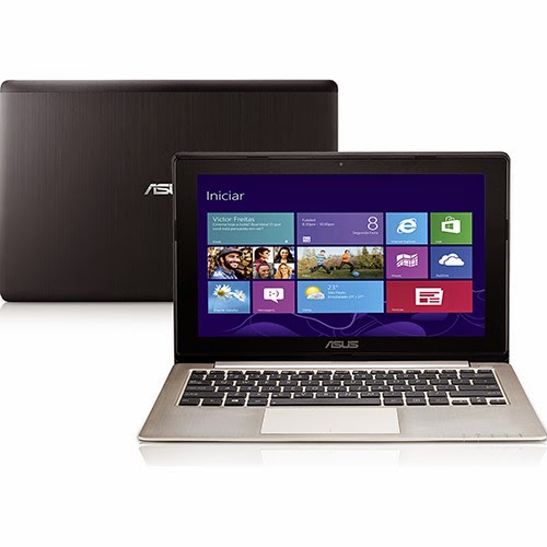 Conheça o Notebook Asus Vivobook X202E-CT189H com processador Intel Pentium Dual Core (B987), 4GB de memória, HD de 320GB, Tela LED de 11,6" Touchscreen, Windows 8 BT Informática