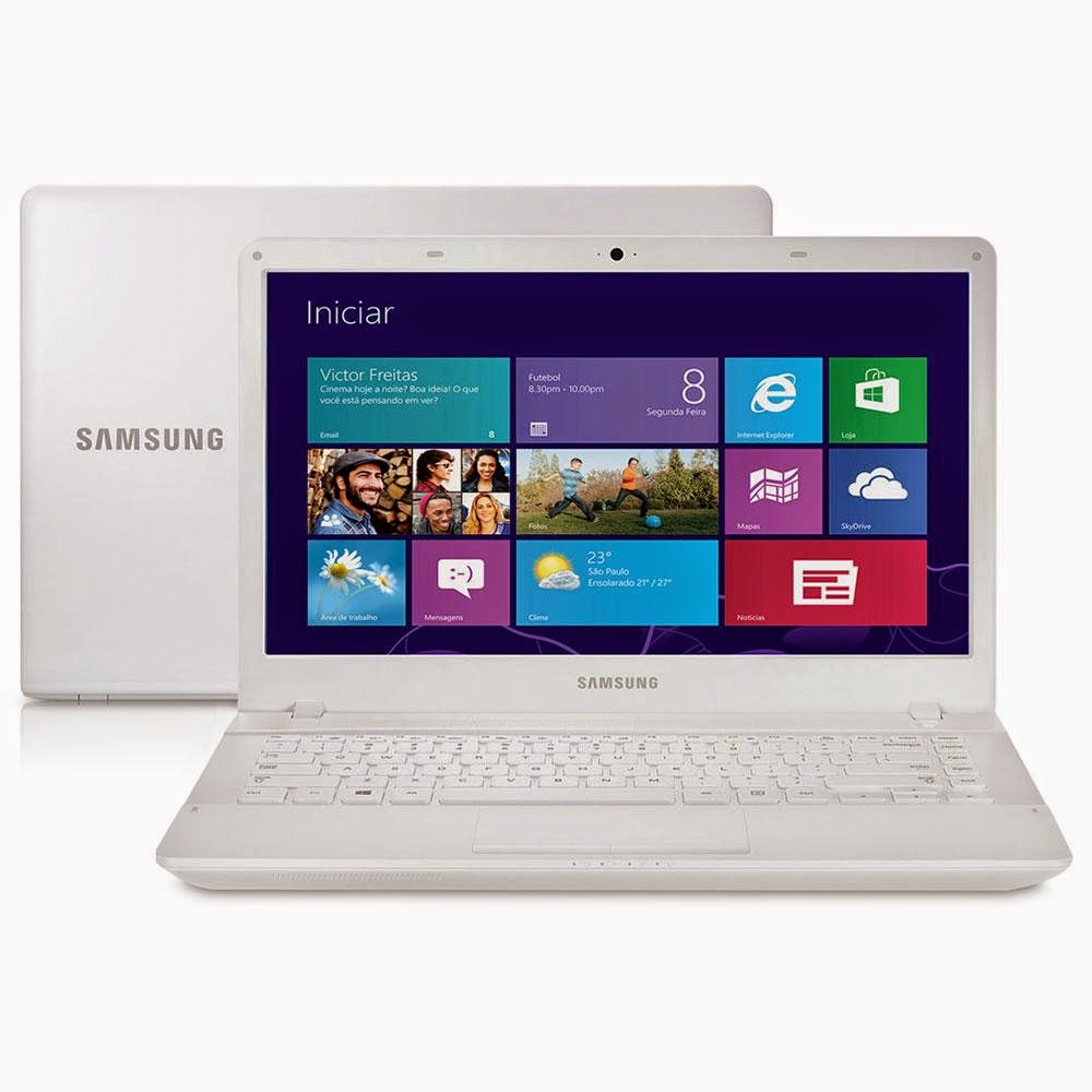 Conheça o Notebook Samsung ATIV Book 2 270E4E-KD7 com processador Intel Celeron (1007U), 4GB de memória, HD de 500GB, Tela LED de 14", Conexões USB e HDMI, Leitor e gravador de CD/DVD e Windows 8. BT Informática.