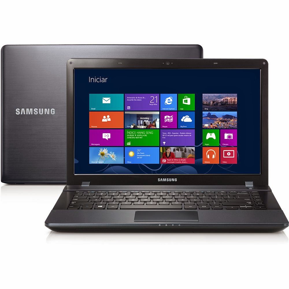 Conheça o Notebook Samsung ATIV Book 2 NP270E4E-KD8BR com Processador Intel Celeron 1007U, 2GB de memória, HD de 500GB, Tela LED de 14", Bluetooth, USB, HDMI, Windows 8, Cor: Preto. BT Informática