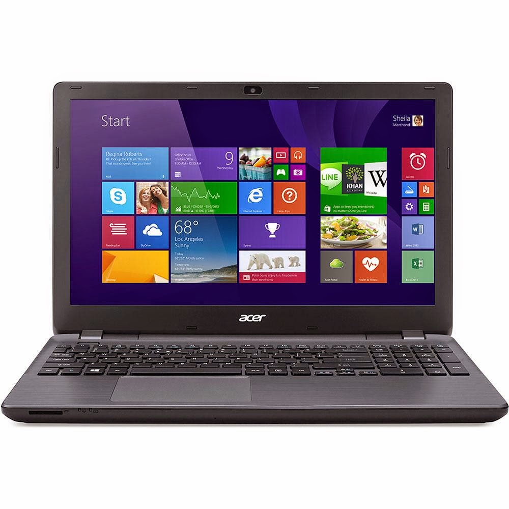 Conheça o  Notebook Acer E5-571G-52B7 com Processador Intel Core i5 (4210U) de 1.7 GHz e 2.7 GHz, 4GB de memória RAM, HD de 1TB, Tela de 15,6",Conexões USB e HDMI, Bateria de 6 Células, Peso aproximado de 2,5kg e Windows 8. BT Informática.