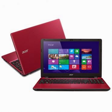 Conheça o Notebook Acer E5-571-51AF com processador Intel Core i5 (5200U) de 2.2 GHz a 2.7 GHz e 3 MB cache, 4GB de Memória, HD de 1TB, Tela 15,6", Conexões USB e HDMI, Unidade de DVD, Bateria de 6 Células, peso aproximado de 2,5kg e Windows 8.1. BT Informática.