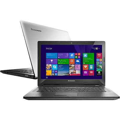 Conheça o Notebook Lenovo G40-80 80JE0002BR com processador Intel Core i5 (5200U) de 2.2 GHz a 2.7 GHz e 3 MB cache, 4GB de memória dedicada, HD de 1TB, Tela LED de 14", PLaca de vídeo dedicada AMD Radeon R5 M230 com 2 GB de memória dedicada, Conexões USB e HDMI, Drive de DVD, Bateria de 4 células, peso aproximado de 2,1kg e Windows 8.1. BT Informática.