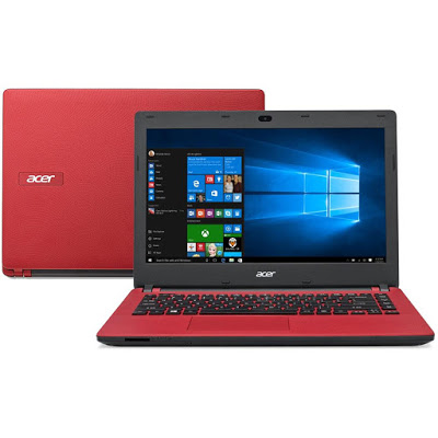 Conheça o Notebook Acer Cloudbook ES1-431-C3W6 com processador Intel Dual Core (N3050) de 1.6 GHz a 2.13 GHz e 2 MB cache, 2GB de memória, Memória Flash de 32GB Emmc, Tela de 14", Conexões USB e HDMI, Não Possui Drive de DVD, Bateria de 4 células, peso aproximado de 2,1kg, Office 365 e Windows 10.