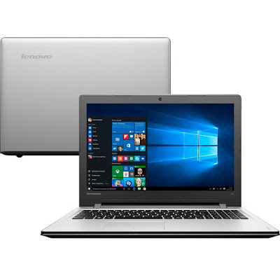 Conheça o Notebook Lenovo Ideapad 300 80RS0008BR com processador Intel Core i5 (6200U) de 2.3 GHz a 2.8 GHz e 3 MB cache, 4GB de memória, HD de 1TB, Tela LED de 15,6", Conexões USB e HDMI, Drive de DVD, Bateria de 4 células (32Wh), Peso aproximado de 2,3 kg e Windows 10.