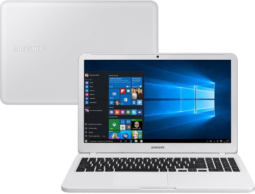 Conheça o Notebook Samsung Expert X30 NP350XAA-KD2BR na cor branco ônix com processador Intel Core i5 (8250U) de 1.6 GHz a 3.4 GHz e 6MB cache, 8GB de memória RAM (DDR4 2133MHz), HD de 1 TB (5.400 RPM), Tela LED HD de 15,6" Antirreflexiva e resolução máxima de 1366 x 768, Placa de Vídeo integrada Intel UHD Graphics 620, Conexões USB e HDMI, Wi-Fi 802.11 b/g/n/ac, Não possui Drive de DVD, Bateria de 3 células (43Wh), Peso aproximado de 1,95kg e Windows 10.