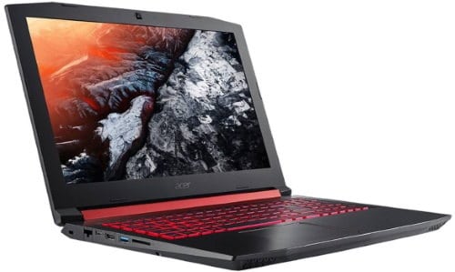 Conheça o Notebook Gamer Acer Aspire Nitro 5 AN515-51-50U2 NH.Q33AL.001 com processador Intel Core i5 (7300HQ) de 2.5 GHz a 3.5 GHz e 6 MB cache Quad Core, 8GB de memória RAM (DDR4 2133 MHz - Expansível até 32GB), HD de 1 TB (5.400 RPM), Tela IPS FULL HD de 15,6" com resolução máxima de 1920 x 1080, Placa de Vídeo integrada Intel HD Graphics 630 e Geforce GTX 1050T com 4GB (GDDR5 Dedicada), Conexões USB e HDMI, Wi-Fi 802.11 b/g/n/ac, Webcam com resolução de 1280 x 720, Não possui Drive de DVD, Bateria de 4 células (3220mAh), Teclado Retroiluminado, Peso aproximado de 2,7kg e Windows 10.