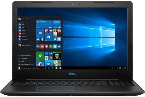 O Notebook Dell Gaming G3 3579-A20P possui processador Intel Core i7 (8750H) de 2.2 GHz a 4.1 GHz e 9MB cache, 8GB de memória RAM (DDR4 2666 MHz - expansível até 32GB), HD de 1 TB (5.400 RPM), Tela IPS Full HD de 15,6" Antirreflexo e resolução máxima de 1920 x 1080, Placa de Vídeo integrada Intel UHD Graphics 630 e NVIDIA Geforce GTX 1050Ti com 4GB de memória dedicada (GDDR5), Conexões USB e HDMI, Wi-Fi 802.11 b/g/n/ac (trabalha na frequencia 2.4 GHz e 5 GHz), Webcam (720p), Não possui Drive de DVD, Bateria integrada de 4 células (56 Wh), Peso aproximado de 2,53kg e Windows 10 64 bits.