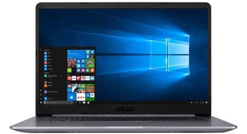 O Notebook Asus Vivobook X510UR-BQ291T possui processador Intel Core i5 (8250U) de 1.6 GHz a 3.4 GHz e 6MB cache, 8GB de memória RAM (DDR4 2133 MHz - 8GB slot - expansível até 16GB), HD de 1 TB (5.400 RPM), Tela LED FULL HD de 15,6" e resolução máxima de 1920 X 1080, Placa de Vídeo integrada Intel UHD Graphics 620 e NVIDIA Geforce 930MX com 2GB de memória dedicada (GDDR5), Conexões USB e HDMI, Wi-Fi 802.11 b/g/n/ac, Webcam, Não possui Drive de DVD, Bateria de 3 células (4000mAh), Peso aproximado de 1,7kg e Windows 10 64 bits.