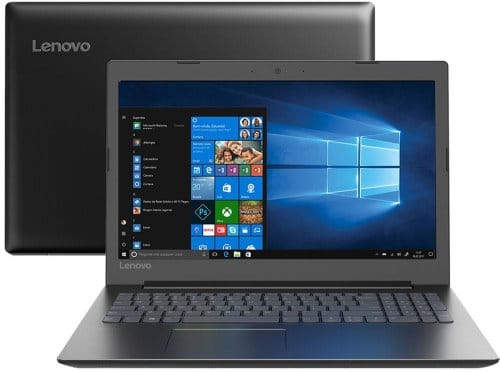 O Notebook Lenovo Ideapad 330 81FE000UBR possui processador Intel Celeron Dual Core (3867U) de 1.8 GHz e 2 MB cache, 4GB de memória RAM (DDR4), HD de 500GB (5.400RPM), Tela LED HD de 15,6" antirreflexiva com resolução máxima de 1366 X 768, Placa de Vídeo integrada Intel HD Graphics 610, Conexões USB e HDMI, Wi-Fi 802.11 b/g/n/ac, Webcam (VGA) com microfone, Não possui Drive de DVD, Bateria de 2 celulas, Peso aproximado de 2kg e Sistema Operacional Windows 10 64 bits.