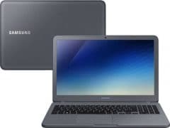 O Notebook Samsung Expert X20 NP350XBE-KFWBR possui processador Intel Core i5 (8265U) de 1.6 GHz a 3.9 GHz e 6MB cache, 4GB de memória RAM (DDR4 - 4 GB X 1 - sendo 2 SO-DIMM), HD de 1 TB (5.400 RPM), Tela LED HD de antirreflexiva e resolução máxima de 1366 x 768, Placa de Vídeo integrada Intel UHD Graphics 620, Conexões USB e HDMI, Wi-Fi 802.11 b/g/n/ac, Webcam, Não possui Drive de DVD, Bateria de 43Wh, Peso aproximado de 1,95kg e Windows 10 64 bits.