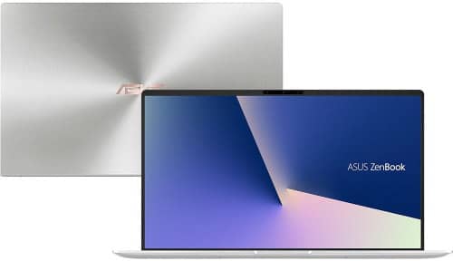 O Notebook Asus Zenbook UX433FA-A6342T possui processador Intel Core i7 (8565U) de 1.8 GHz a 4.6 GHz e 8MB cache, 8GB de memória RAM (DDR4 2133 MHz- 8 GB Onboard + 0 GB Offboard sendo expansível ate 16GB), SSD de 256 (PCI-e SSD G3 X2), Tela LED Full HD de 14" NanoEdge e resolução máxima de 1920 x 1080, Placa de Vídeo integrada Intel UHD Graphics 620, Conexões USB e HDMI, Wi-Fi 802.11 b/g/n/ac, Webcam (HD), Não possui Drive de DVD, Bateria de 3 células (50 Wh - 4480 mAh), Peso aproximado de 1,19kg e Windows 10 64 bits.