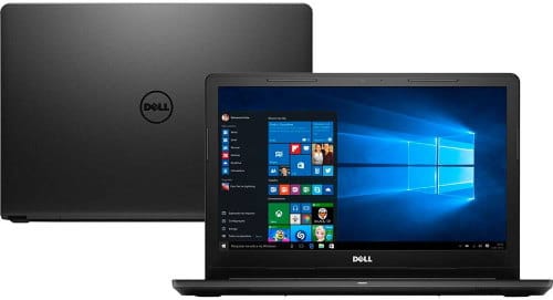 O Notebook Dell Inspiron I15-3567-A50P possui processador Intel Core i7 (7500U) de 2.7 GHz a 3.5 GHz e 4 MB cache, 8GB de memória RAM (DDR4 2400 MHz com velocidade máxima de 2133MHz devido ao barramento do processador - Expansível até 16GB), HD de 2 TB (5.400 RPM), Tela LED HD antirreflexo de 15,6" com resolução máxima de 1366 X 768, Placa de Vídeo integrada Intel HD Graphics 620, Conexões USB e HDMI, Wi-Fi 802.11 b/g/n, Não possui Drive de DVD, Bateria de 4 células (40WHr), Peso aproximado de 1,9kg e Windows 10.