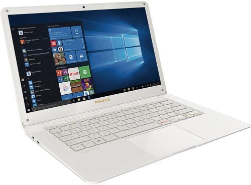 Conheça o Notebook Positivo Motion White Q432A com processador Intel Atom Quad-Core (Z8300) de 1.44 GHz a 1.84 GHz e 2 MB cache, 4GB de memória RAM (on-board), SSD de 32GB, Tela LED HD de 14" com resolução máxima de 1366 X 768, Placa de Vídeo integrada Intel HD Graphics, Conexões USB e HDMI, Wi-Fi 802.11 b/g/n, Não possui Drive de DVD, Bateria de 38 Wh (10.000mAh), Peso aproximado de 1,43kg e Sistema Operacional Windows 10 64 bits.