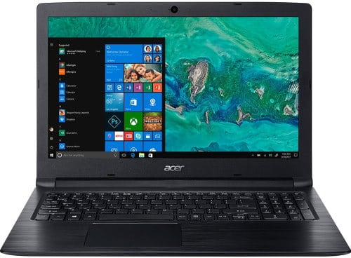 O Notebook Acer Aspire 3 A315-53-55DD possui processador Intel Core i5 (7200U) de 2.5 GHz a 3.1 GHz e 3MB cache, 4GB de memória RAM (DDR4 - 4 GB soldados - expansível até 12GB sendo 1 slot total), HD de 1 TB (5.400 RPM), Tela LED HD de 15,6" antirreflexiva com resolução máxima de 1366 x 768, Placa de Vídeo integrada Intel HD Graphics 620, Conexões USB e HDMI, Wi-Fi 802.11 b/g/n/ac, Não possui Drive de DVD, Bateria de 3 células (37Wh - 4810mAh), Peso aproximado de 2,1kg e Windows 10 64 bits.