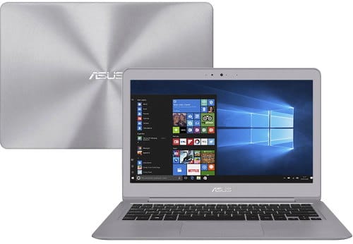 O Notebook ASUS ZenBook UX330UA-FC046T possui processador Intel Core i5 (6200U) de 2.30 GHz a 2.80 GHz e 3 MB cache, memória de 8 GB LPDDR3, SSD de 256GB, Tela 13.3" polegadas (16:9) LED backlit FHD (1920x1080 pixels) 60Hz Anti-Glare Panel with 72% NTSC with IPS, Placa de Vídeo Gráficos HD Intel® 530, Conexões USB e HDMI, placa de rede wireless, bluetooth v4.1, Não possui Drive de DVD, Bateria de 3 células, Peso aproximado de 1,20Kg e Sistema Operacional Windows® 10 Home de 64 bits