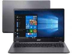 O Notebook Acer Aspire 3 A315-56-3090 possui processador Intel Core i3 (1005G1) de 1.2 GHz a 3.40 GHz e 4 MB cache, memória de 8 GB DDR4, SSD de 256GB, Tela 15,6" polegadas LED LCD com design ultrafino, HD (1366x768 pixels) 16:9, Anti reflexo, 60 Hz, 8 ~ 11ms, Placa de Vídeo Intel® UHD Graphics com memória compartilhada com a memória RAM, Conexões USB e HDMI, placa de rede wireless, bluetooth v4.2, Não possui Drive de DVD, Bateria de 3 células, Peso aproximado de 1,90kg e Sistema Operacional Windows® 10 Home de 64 bits.