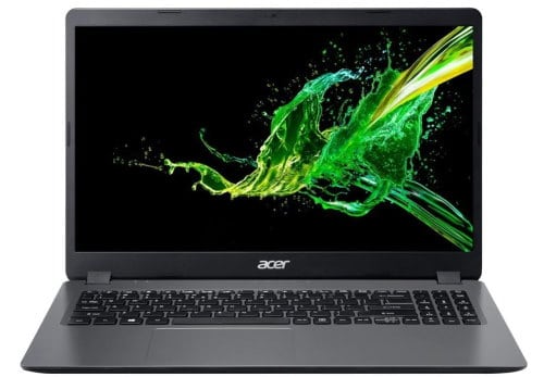 O Notebook Acer Aspire A315-56-35ET possui processador Intel Core i3 (1005G1) de 1.20 GHz a 3.40 e 4 MB cache, 8 GB DDR4 (4GB Soldada + 4GB Módulo), SSD de 512GB, Tela 15.6” polegadas HD (1366 x 768 pixels) Acer CineCrystal™ antirreflexiva com resolução máxima de 1920 x 1080 e bordas finas, Placa de Vídeo integrada Intel® UHD Graphics com memória compartilhada com a memória RAM, Conexões USB e HDMI, IEEE 802.11 a / b/ g / n / ac, Não possui Drive de DVD, Bateria de 3 células, Peso aproximado de 1,90kg e Sistema Operacional Windows® 10 Home de 64 bits.