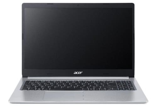 O Notebook Acer Aspire 5 A515-54-59X2 possui processador Intel Core i5 (10210U) de 1.60 GHz a 4.20 e 6 MB cache, 8 GB DDR4 (4GB Soldada + 4GB Módulo até 2400 MHZ e expansível até 20GB) Expansível até 20GB, SSD de 512GB (PCIe 3.0 x 2 NVMe M.2 2280), Tela 15.6” polegadas LED HD (1366 x 768 pixels) Acer ComfyView™, Placa de Vídeo Intel® UHD Graphics com memória compartilhada com a memória RAM, Conexões USB e HDMI, IEEE 802.11a/b/g/n/ac, Não possui Drive de DVD, Bateria de 4 células (48 Wh - 3220 mAh), Peso aproximado de 1,80kg e Sistema Operacional Windows® 10 Home de 64 bits.