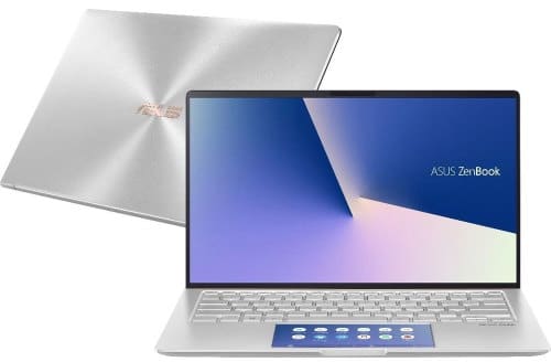 O Notebook Asus ZenBook UX434FAC-A6339T possui processador Intel Core i7 (10510U) de 1.80 GHz a 4.90 GHz e 8 MB cache, memória de 8 GB LPDDR3, SSD de 256GB, Tela LED Glare de 14" polegadas, Placa de Vídeo Gráficos HD Intel® 500, Conexões USB e HDMI, placa de rede wireless, bluetooth v5.0, Não possui Drive de DVD, Bateria de 3 células, Peso aproximado de 1,26Kg e Sistema Operacional Windows® 10 Home de 64 bits. 