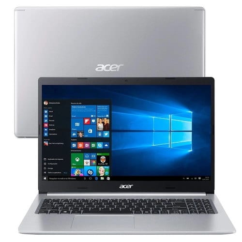 O Notebook Acer Aspire 5 A515-54-542R possui processador Intel Core i5 (10210U) de 1.60 GHz a 4.20 GHz e 6 MB cache, memória de 8 GB DDR4, HD de 1TB + SSD de 128GB, Tela 15,6" polegadas LED LCD com design ultrafino HD (1366x768 pixels), Placa de Vídeo Intel® UHD Graphics com memória compartilhada com a memória RAM, Conexões USB e HDMI, placa de rede wireless, bluetooth v4.1, Não possui Drive de DVD, Bateria de 4 células, Peso aproximado de 1,80kg e Sistema Operacional Windows® 10 Home de 64 bits. 