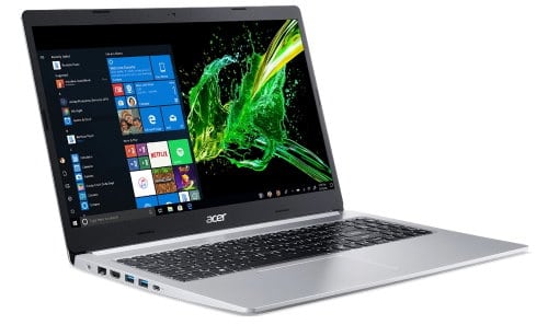 O Notebook Acer Aspire 5 A515-54G-59C0 possui processador Intel Core i5 (10210U) de 1.60 GHz a 4.20 GHz e 6 MB cache, memória de 8 GB DDR4, SSD de 512GB, Tela 15,6" polegadas LED LCD com design ultrafino, HD (1366x768 pixels) 16:9, Anti reflexo, 60 Hz, 8 ~ 11ms, Placa de NVDIA® GeForce® MX250 com 2GB GDDR5 de VRAM dedicada, Conexões USB e HDMI, placa de rede wireless, bluetooth v4.1, Não possui Drive de DVD, Bateria de 4 células, Peso aproximado de 1,80Kg e Sistema Operacional Windows® 10 Home de 64 bits. 