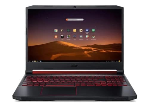 O Notebook Gamer Acer Nitro 5 AN515-54-574Q possui processador Intel Core i5 (9300H) de 2.40 GHz a 4.10 GHz e 8 MB cache, memória de 8 GB DDR4, SSD de 512GB, Tela 15.6" polegadas FHD (1920 x 1080 pixels) Anti reflexivo, Ultra-slim, IPS (In-Plane Switching),60 Hz, 25~27ms, Placa de Vídeo NVIDIA® GeForce® GTX 1650 com memória dedicada VRAM de 4GB GDDR5, Conexões USB e HDMI, placa de rede wireless, bluetooth v5.0, Não possui Drive de DVD, Bateria de 4 células, Peso aproximado de 2,70Kg e Sistema Operacional Endless OS de 64 bits. 