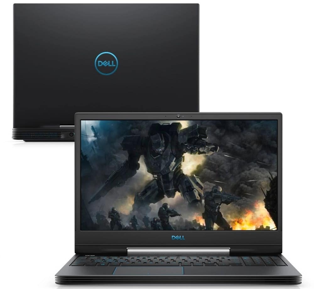 O Notebook Gamer Dell G5 5590-M70P possui processador Intel Core i7 (9750H) de 2.60 GHz a 4.60 GHz e 12 MB cache, memória de 16 GB DDR4, SSD de 512GB, Tela 15,6" polegadas Full HD IPS (1920 x 1080 pixels) 60hZ, 300 nits, antirreflexo, retroiluminado e borda fina, Placa de Vídeo NVIDIA® GeForce® GTX 1660 Ti com 6GB de GDDR6, Conexões USB e HDMI, placa de rede wireless, bluetooth v4.1, Não possui Drive de DVD, Bateria de 4 células, Peso aproximado de 2,84Kg e Sistema Operacional Windows® 10 Home de 64 bits. 