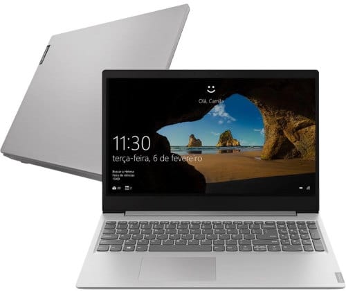 O Notebook Lenovo IdeaPad S145 81XM0006BR possui processador Intel Core i3 (8130U) de 2.20 GHz a 3.40 GHz e 4 MB cache, memória de 8 GB DDR4, HD de 1TB, Tela 15.6" polegadas HD (1366x768 pixels) Antirreflexo, Placa de Vídeo Intel® UHD Graphics integrada, Conexões USB e HDMI, placa de rede wireless, bluetooth v4.2, Não possui Drive de DVD, Bateria de 2 células, Peso aproximado de 1,85Kg e Sistema Operacional Windows® 10 Home de 64 bits. 