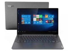 O Notebook Lenovo Yoga S740 81RM0004BR possui processador Intel Core i7 (1065G7) de 1.30 GHz a 3.90 GHz e 8 MB cache, memória de 8 GB LPDDR4, SSD de 256GB, Tela 14" polegadas WVA Full HD (1920x1080 pixels), Placa de Vídeo NVDIA® GeForce® MX250 com 2GB GDDR5 de VRAM dedicada, Conexões USB e HDMI, placa de rede wireless, bluetooth v4.2, Não possui Drive de DVD, Bateria de 4 células, Peso aproximado de 1,45Kg e Sistema Operacional Windows® 10 Home de 64 bits.