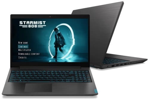 O Notebook Lenovo Gamer IdeaPad L340 81TR0003BR possui processador Intel Core i5 (9300HF) de 2.40 GHz a 4.10 GHz e 8 MB cache, memória de 8 GB DDR4, HD de 1TB, Tela 15,6" polegadas Full HD WVA (1920x1080 pixels) Antirreflexo, Placa de Vídeo NVIDIA® GeForce® GTX 1050 com 3 GB GDDR5 VRAM, Conexões USB e HDMI, placa de rede wireless, bluetooth v4.2, Não possui Drive de DVD, Bateria de 3 células, Peso aproximado de 2,19Kg e Sistema Operacional Windows® 10 Home de 64 bits.