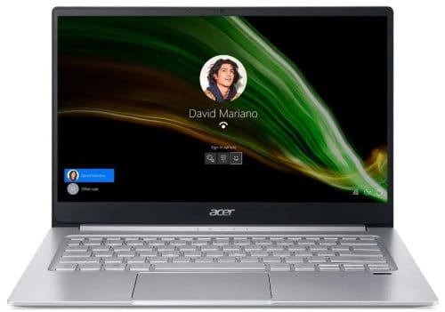 O Notebook Acer SWIFT 3 SF314-57-767M possui processador Intel Core i7 (1065G7) de 1.30 GHz a 3.90 GHz e 8 MB cache, memória de 16 GB LPDDR4x, SSD de 512GB, Tela 14" polegadas Full HD IPS (1920x1080 pixels), Placa de Vídeo Gráficos Intel® Iris® Plus, Conexões USB e HDMI, placa de rede wireless, bluetooth v5.1, Não possui Drive de DVD, Bateria de 3 células, Peso aproximado de 1,19Kg e Sistema Operacional Windows® 10 Home de 64 bits.