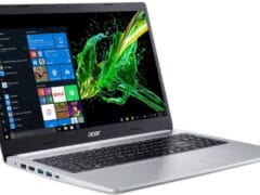 O Notebook Acer Aspire 5 A515-54-50BT NX.HQMAL.00A possui processador Intel Core i5 (10210U) de 1.60 GHz a 4.20 GHz e 6 MB cache, 8 GB DDR4 2133Mhz (4GB Soldada + 4GB Módulo) sendo expansível até 20GB, SSD de 512GB PCIe 3.0 x4 NVMe (M.2 2280), Tela de 15,6" Full HD antirreflexiva com resolução máxima de 1920x1080 pixels, Placa de Vídeo Intel® UHD Graphics com memória compartilhada com a memória RAM, Conexões USB e HDMI, placa de rede wireless, bluetooth v5, Não possui Drive de DVD, Bateria de 4 células 48Wh, Peso aproximado de 1,80kg e Sistema Operacional Windows® 10 Home de 64 bits.