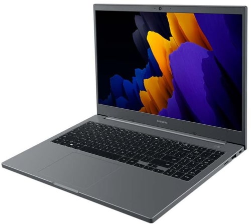 O Notebook Samsung Book NP550XDA-KV4BR possui processador Intel Core i3 (1115G4) de 3.00 GHz a 4.10 GHz e 6 MB cache, memória de 8 GB DDR4 sendo expansível até 32GB, SSD de 256GB PCIe NVMe M.2, Tela de 15,6" Full HD com resolução máxima de 1920x1080 pixels, Placa de Vídeo Intel® Iris® Xe Graphics, Conexões USB e HDMI, placa de rede wireless, bluetooth v5.0, Não possui Drive de DVD, Bateria de 3 células (43Wh), Peso aproximado de 1,86Kg e Sistema Operacional Windows® 11 Home de 64 bits.