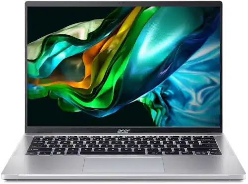 O Notebook Acer Swift Go SFG14-71T-54GV possui processador Intel Core i5 (1335U) de 1.3 GHz a 4.60 GHz e 12 MB cache, memória de 16 GB LPDDR5 4267 MHz, SSD de 512GB NVMe, Tela Touch de 14" IPS WUXGA Touch com resolução máxima de 1920x1200 pixels, Placa de Vídeo Intel® Iris® Xe Graphics, Conexões USB e HDMI, placa de rede wireless, bluetooth v5.1, Não possui Drive de DVD, Bateria de 65 Wh, Peso aproximado de 1,30Kg e Sistema Operacional Windows® 11.