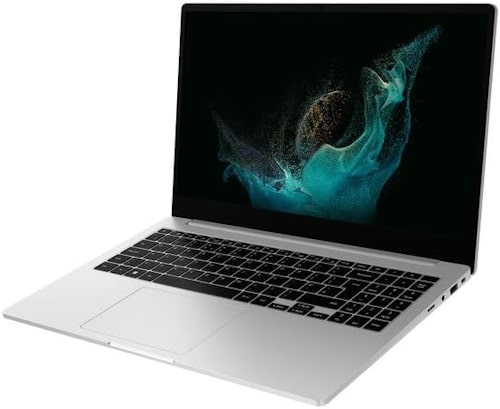 O Notebook Samsung Galaxy Book2 NP550XED-KF6BR possui processador Intel Core i5 (1235U) de 1.3 GHz a 4.40 GHz e 12 MB cache, memória de 8 GB DDR4, SSD de 256GB NVMe, Tela de 15,6" antirreflexiva Full HD com resolução máxima de 1920x1080 pixels, Placa de Vídeo Intel® Iris® Xe Graphics, Conexões USB e HDMI, placa de rede wireless, bluetooth v5.1, Não possui Drive de DVD, Bateria de 43Wh, Peso aproximado de 1,8Kg e Sistema Operacional Windows® 11.